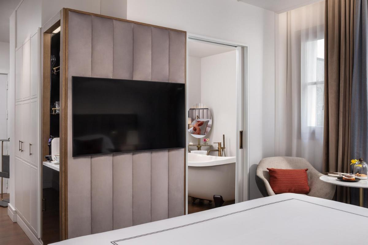 Cama o camas de una habitación en Gran Hotel Inglés - The Leading Hotels of the World