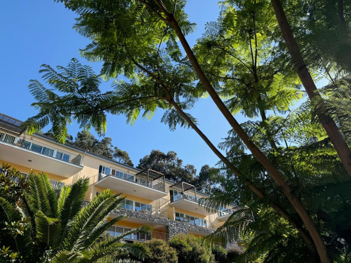 Um jardim no exterior de Village Cabo Girao