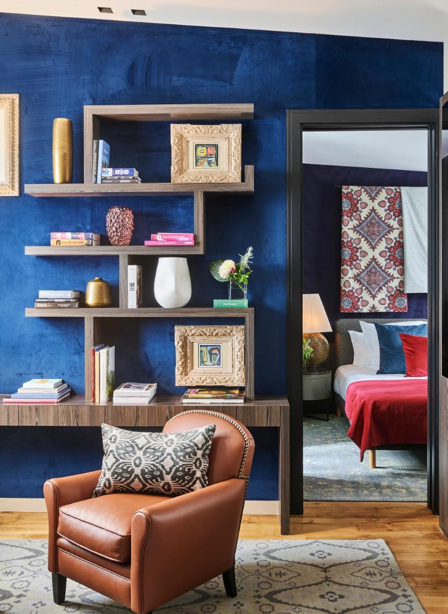 Coin salon dans l'établissement Maison Boissière BARNES Residences