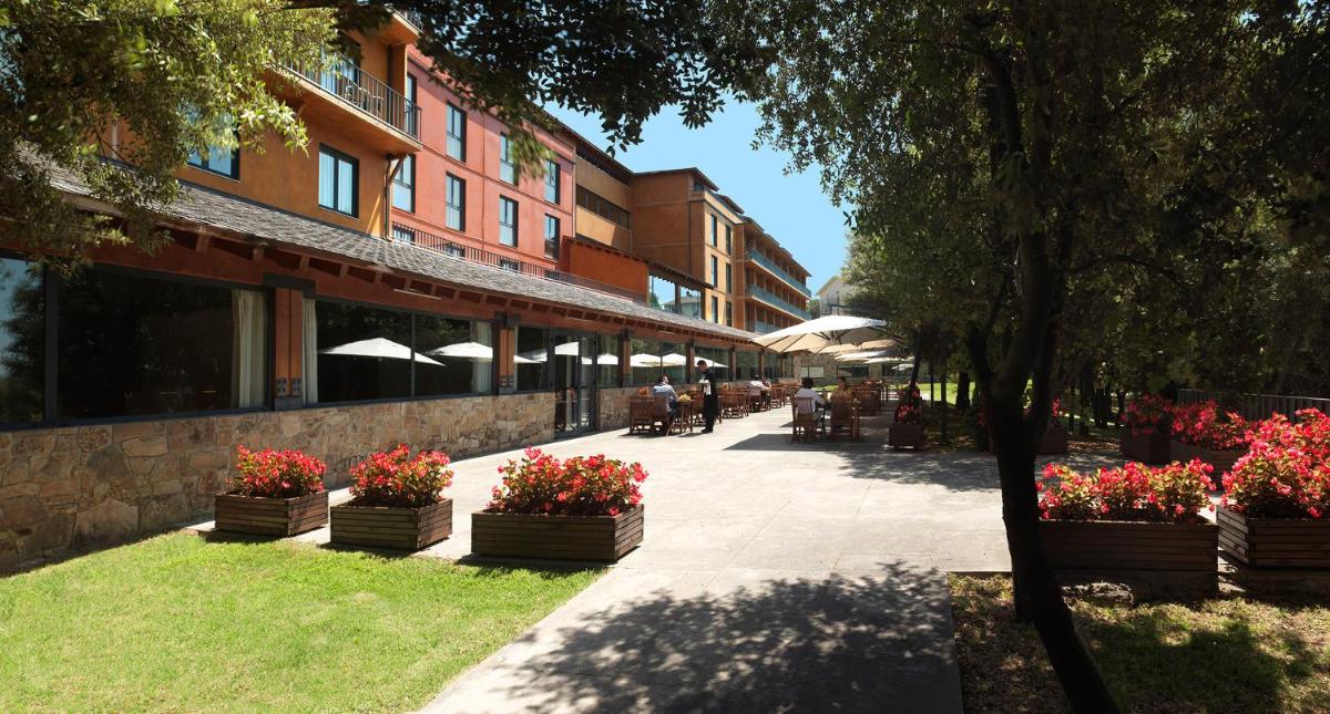 Jardín al aire libre en Montanyà