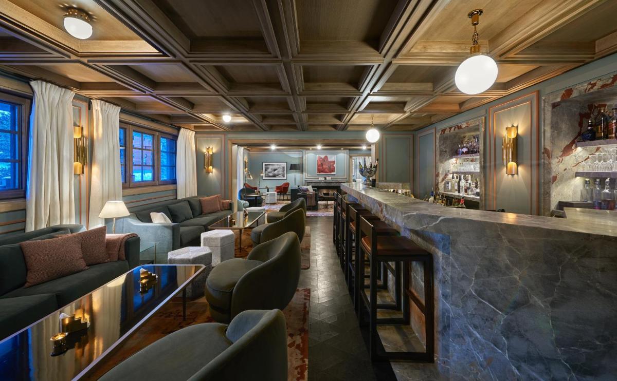 Salon ou bar de l'établissement Apogée Courchevel, Oetker Hotels