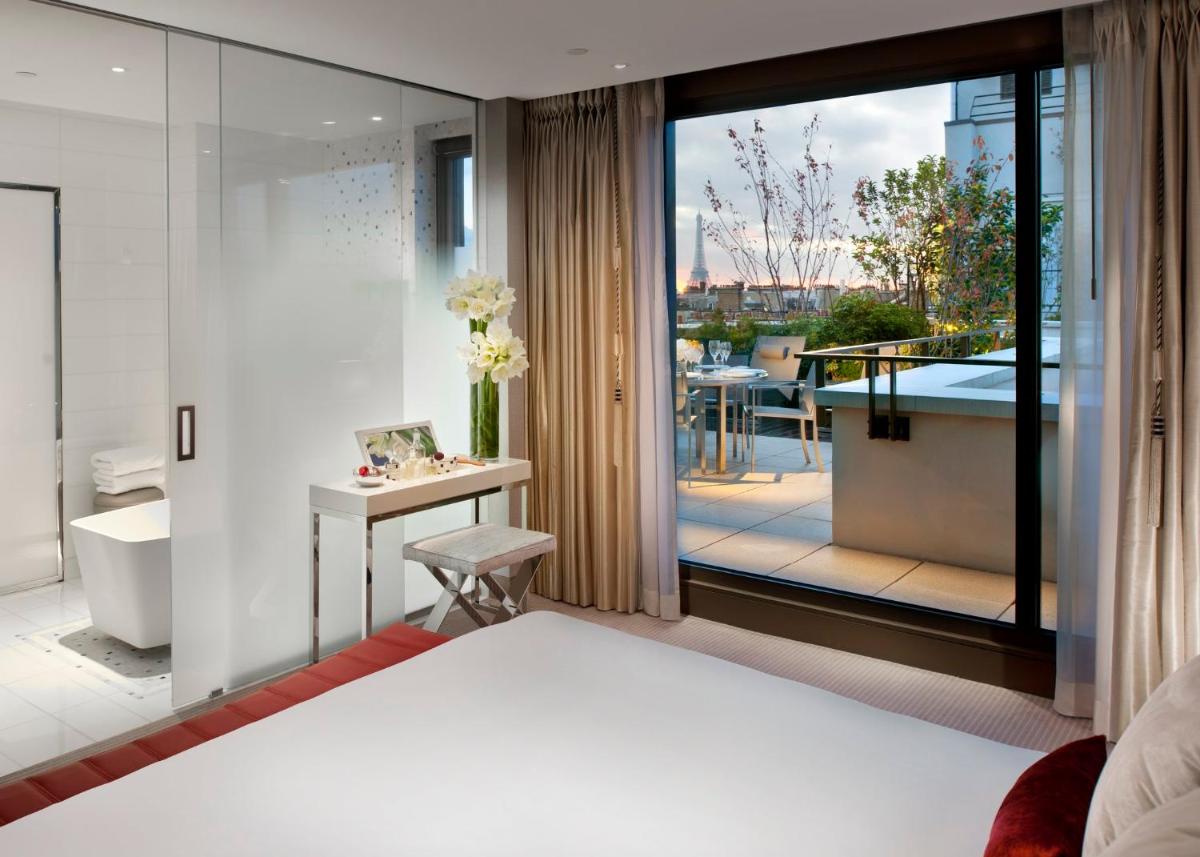 Un ou plusieurs lits dans un hébergement de l'établissement Mandarin Oriental, Paris