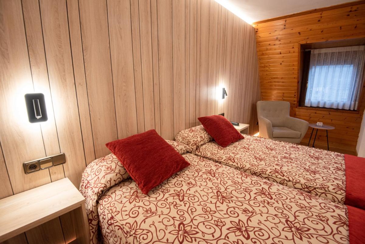 Cama o camas de una habitación en Hotel Eth Solan & SPA