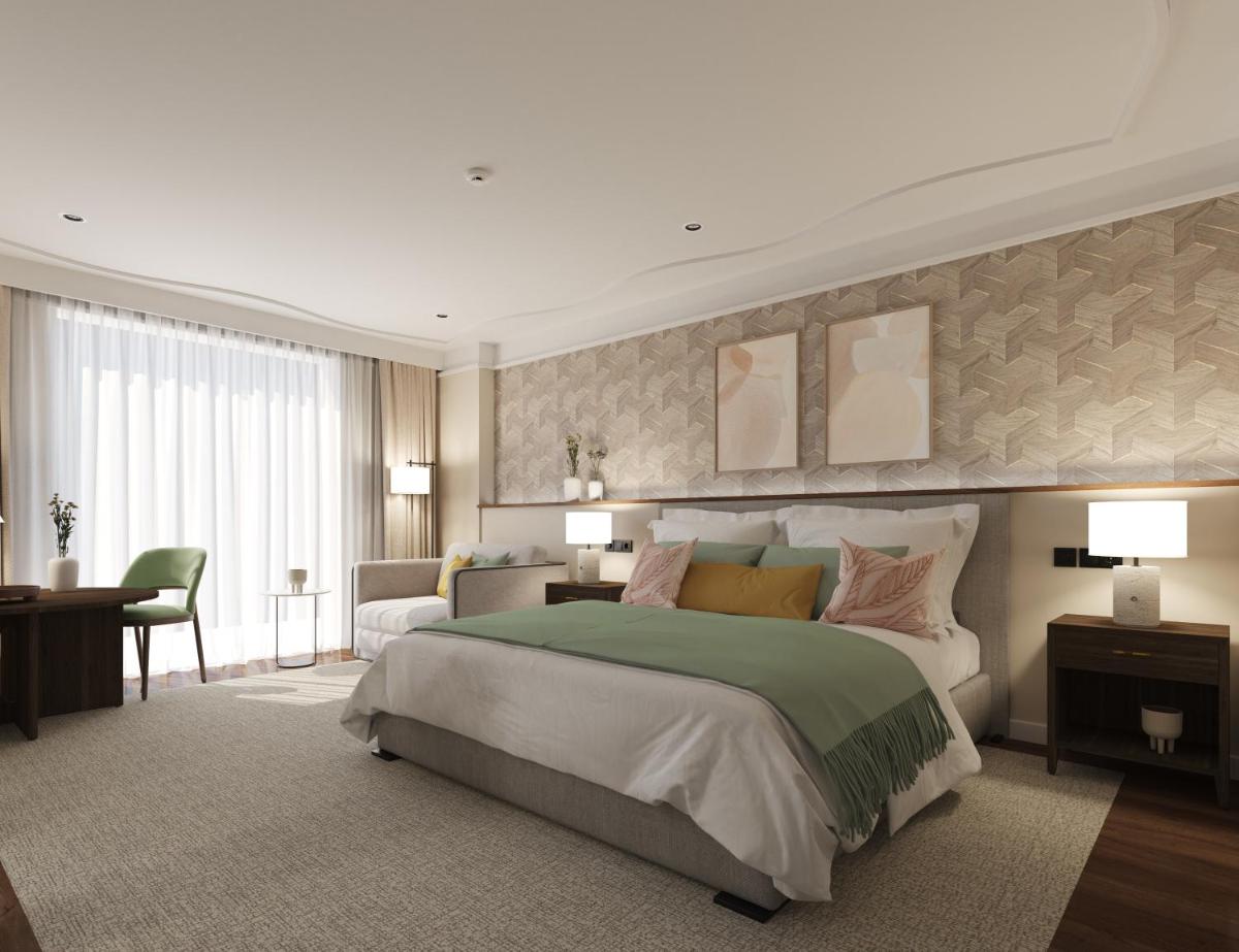 Cama o camas de una habitación en Grand Hyatt La Manga Club Golf & Spa