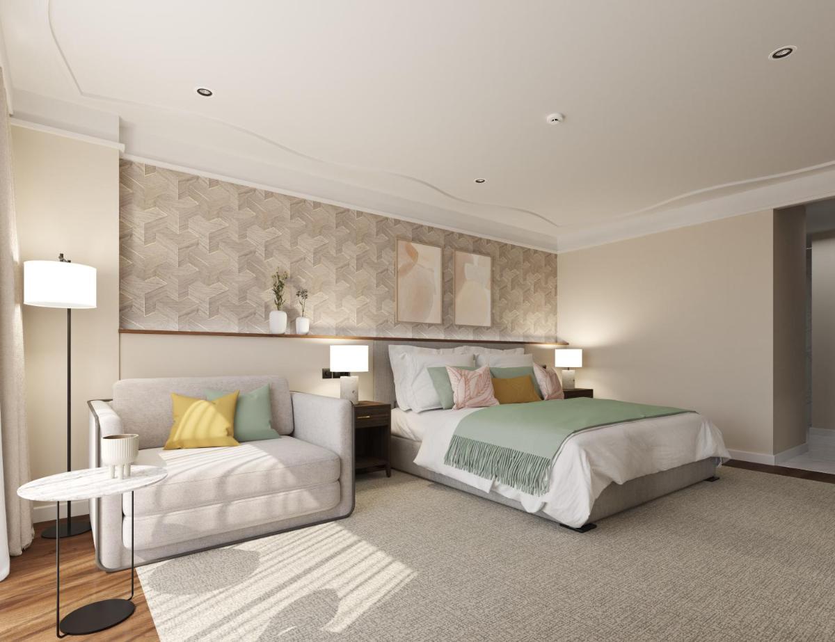Cama o camas de una habitación en Grand Hyatt La Manga Club Golf & Spa