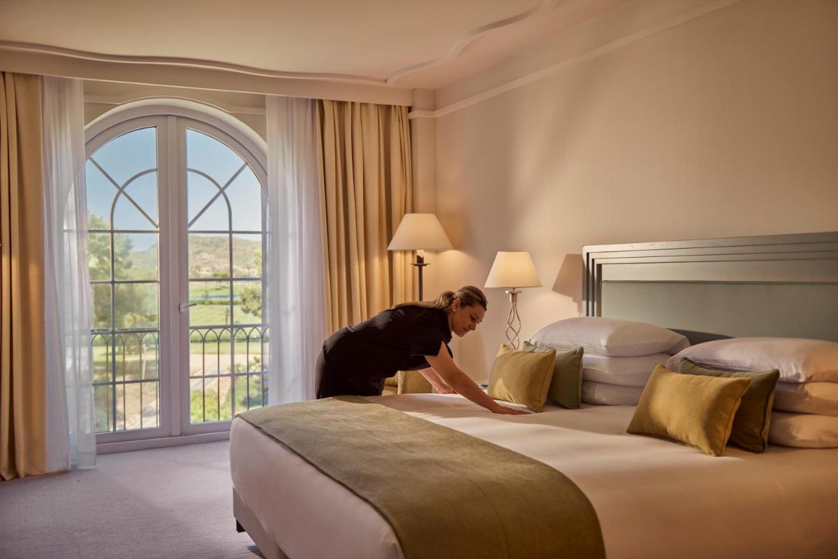 Cama o camas de una habitación en Grand Hyatt La Manga Club Golf & Spa