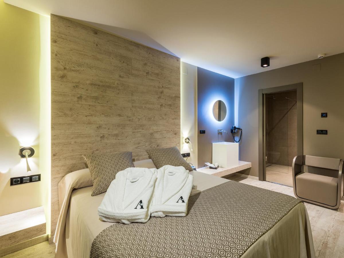 Cama o camas de una habitación en Hotel Spa Elia