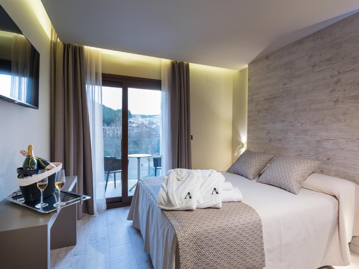 Cama o camas de una habitación en Hotel Spa Elia