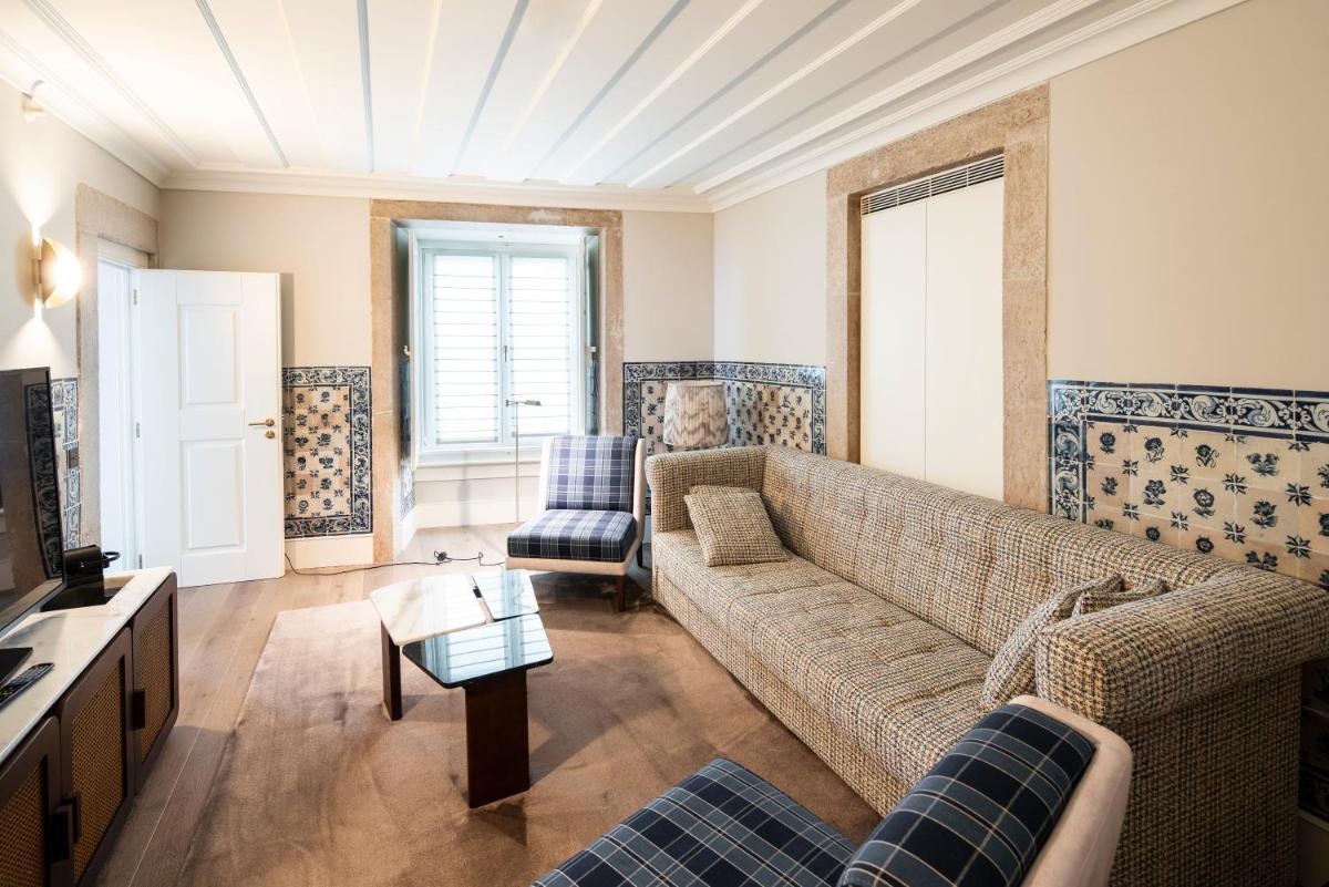Uma área de estar em Palácio Ludovice Wine Experience Hotel