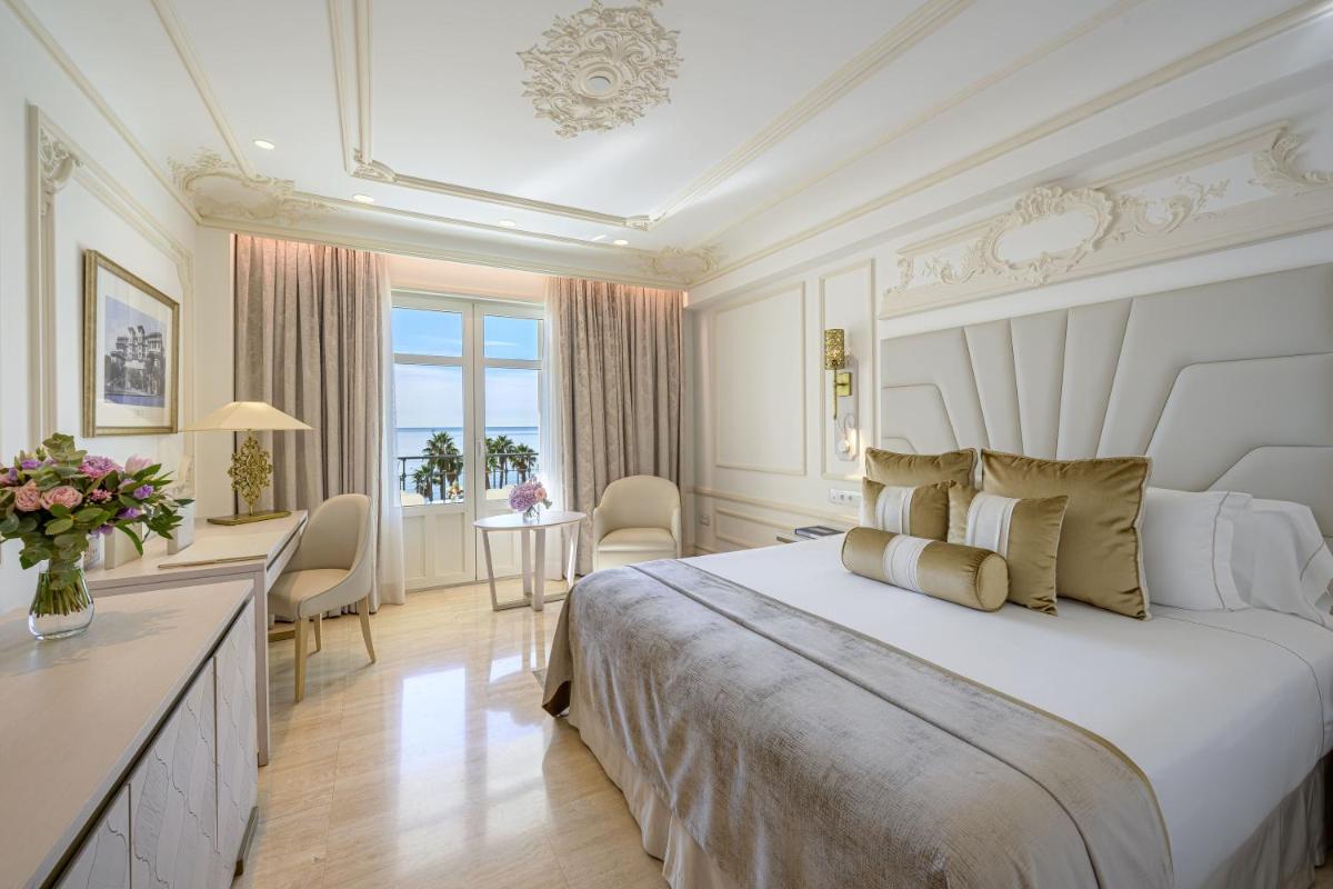 Cama o camas de una habitación en Gran Hotel Miramar GL