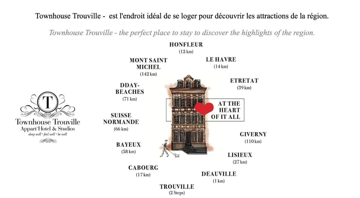 Photo de la galerie de l'établissement TOWNHOUSE TROUVILLE - Appart'Hotel & Studios, à Trouville-sur-Mer