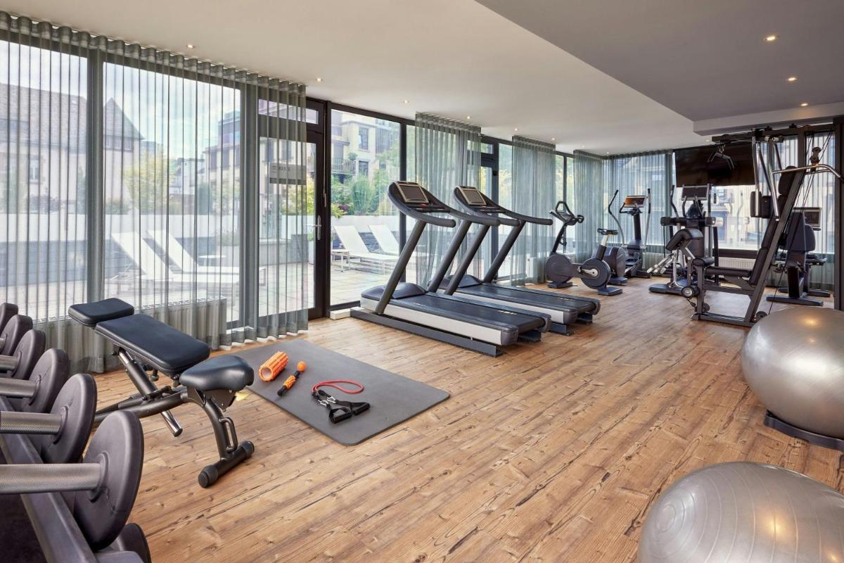 Das Fitnesscenter und/oder die Fitnesseinrichtungen in der Unterkunft Le Méridien Frankfurt