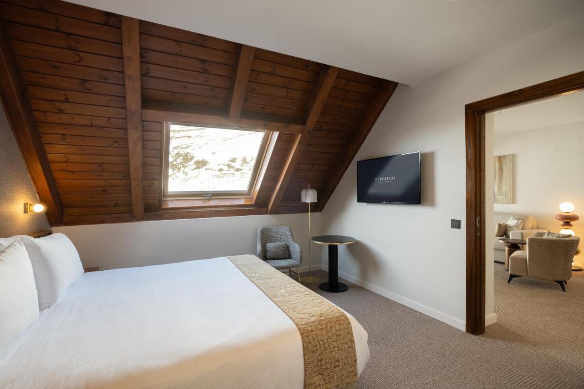 Cama o camas de una habitación en Eurostars La Pleta