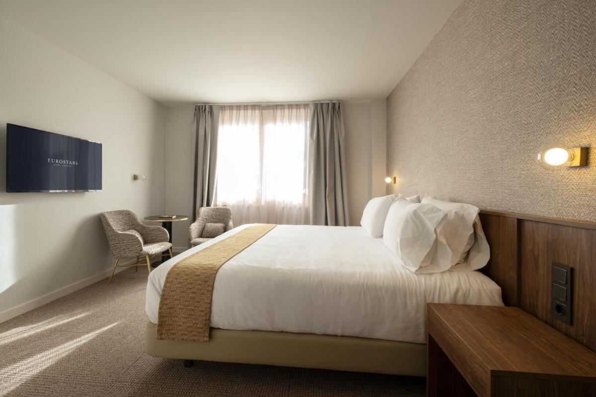Cama o camas de una habitación en Eurostars La Pleta