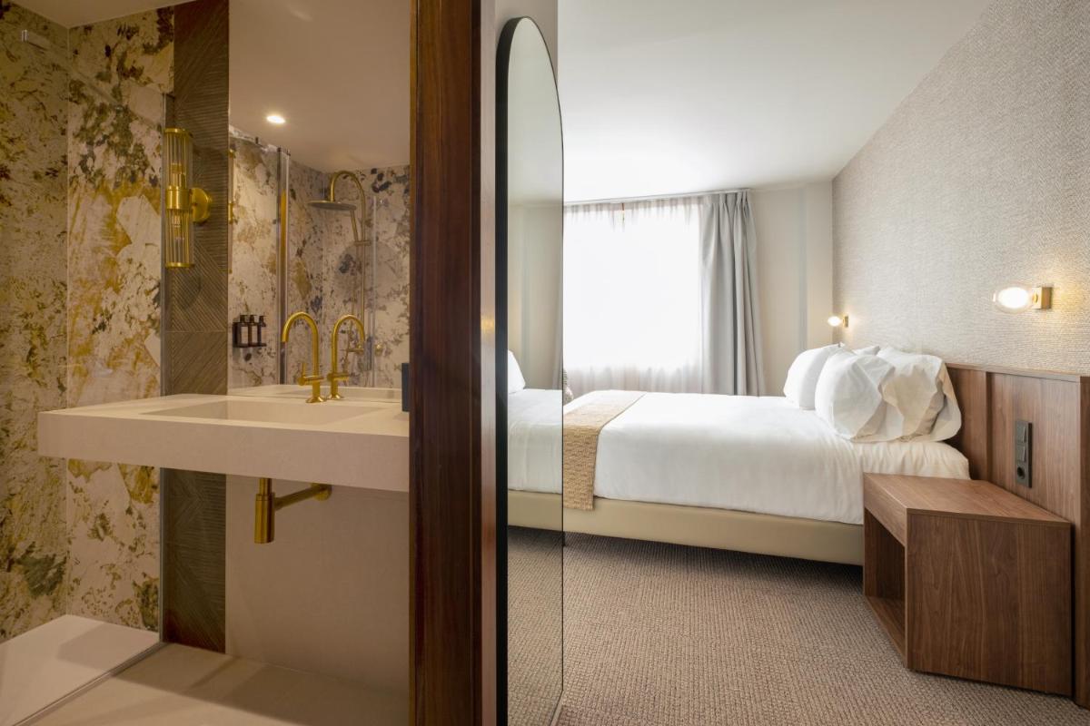 Cama o camas de una habitación en Eurostars La Pleta