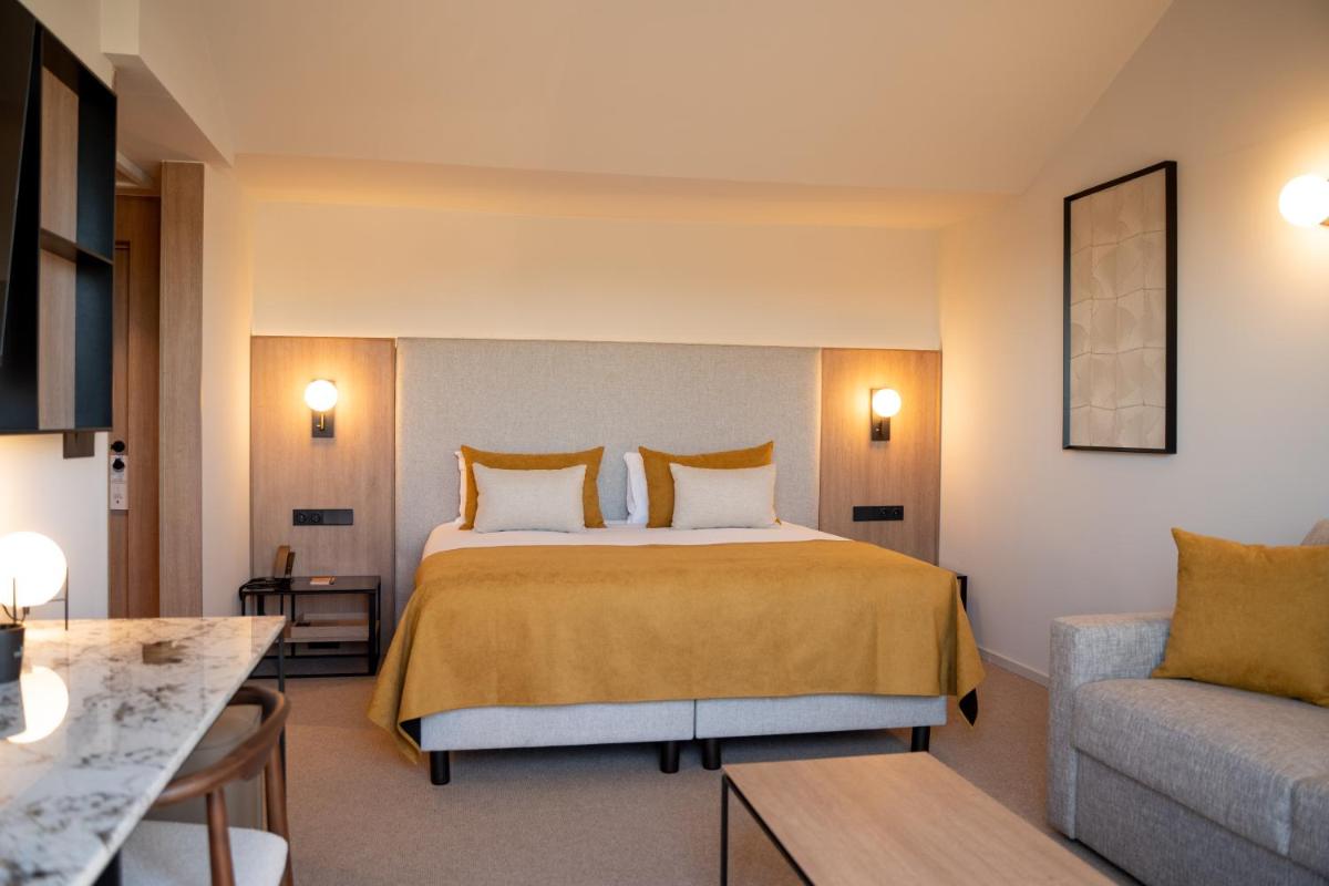 Cama o camas de una habitación en Calderona Wellness