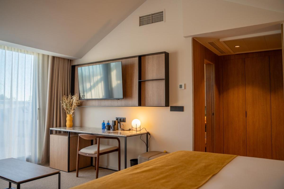 Cama o camas de una habitación en Calderona Wellness