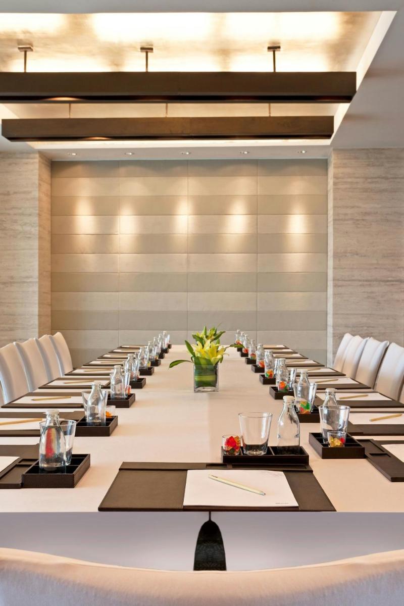 a large conference room with a long long table at The Westin Gurgaon, New Delhi in Gurgaon