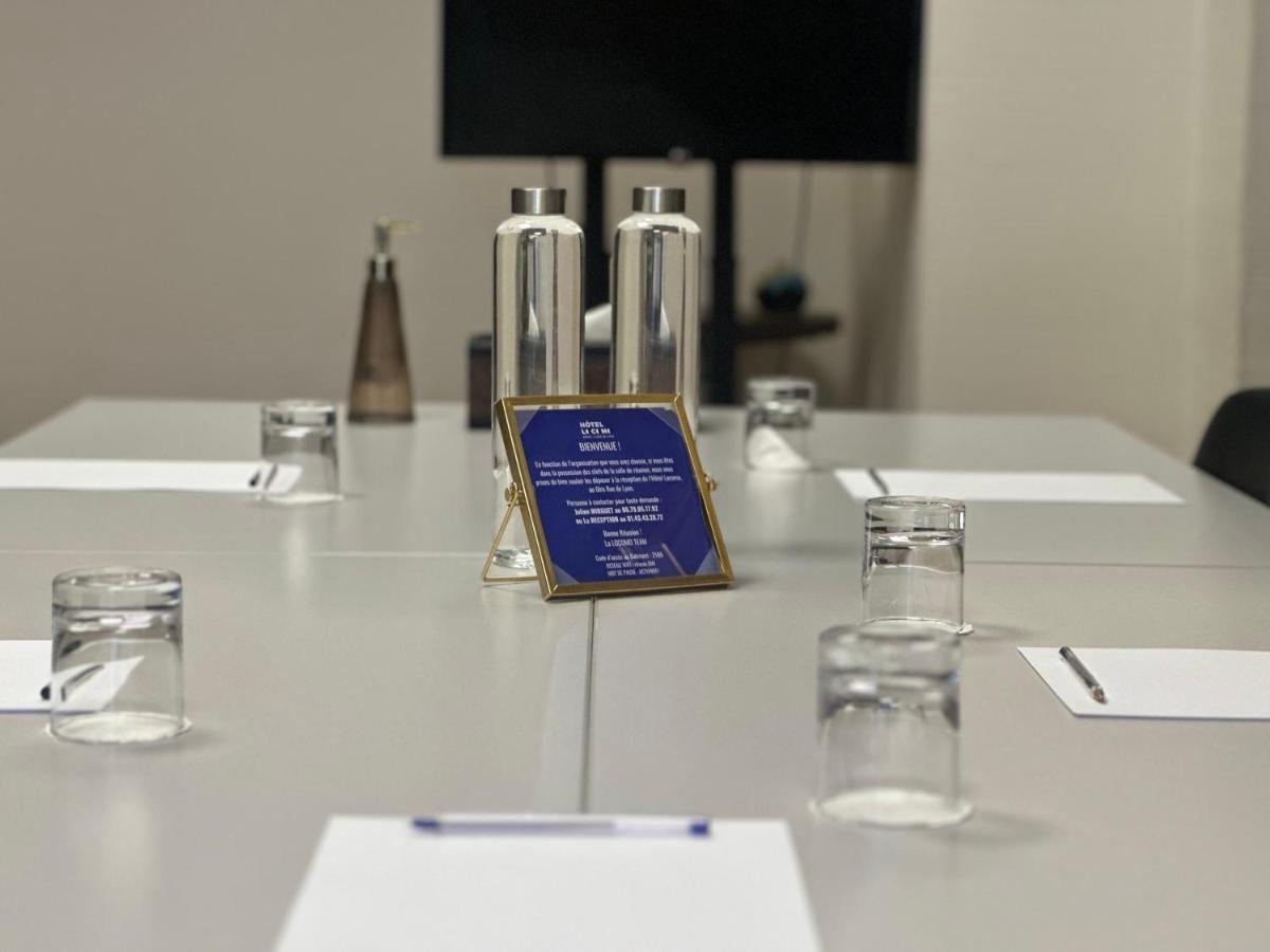 Espace de conférence ou salle de réunion dans l'établissement Hotel Locomo - Gare de Lyon Bastille