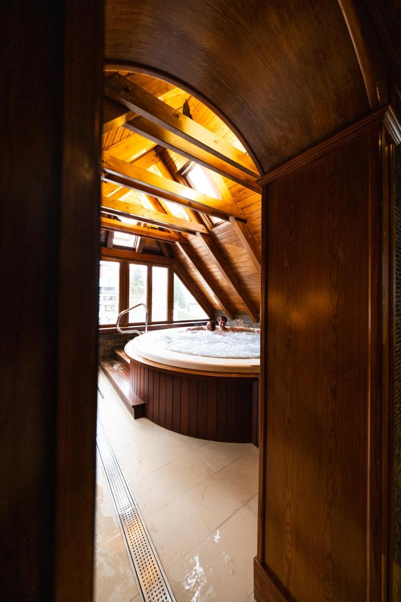 Cama o camas de una habitación en Hotel Petit Lacreu