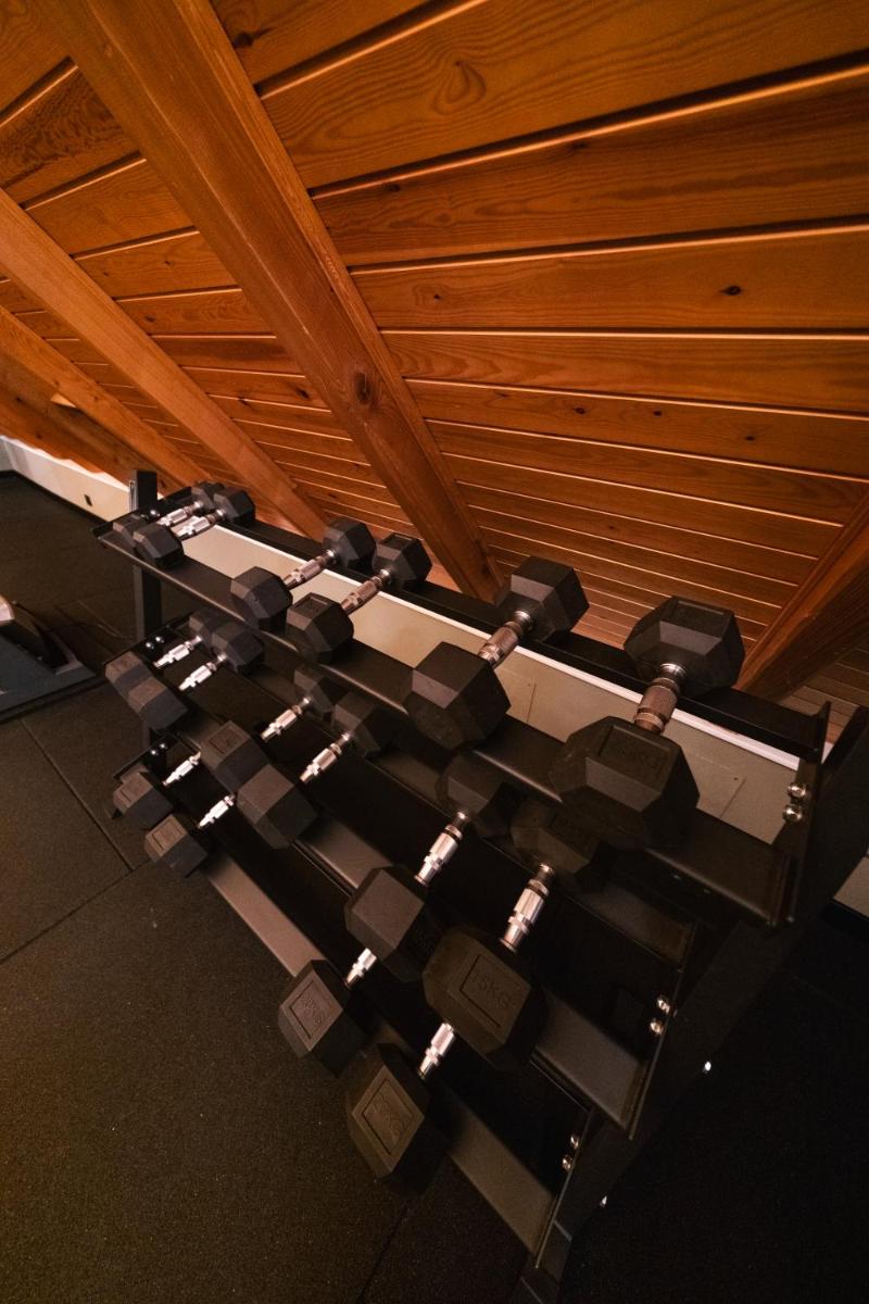 Gimnasio o instalaciones de fitness de Hotel Petit Lacreu