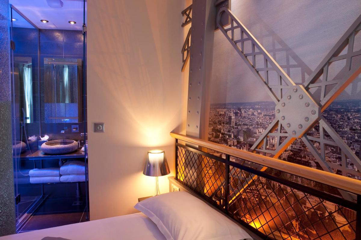 Un ou plusieurs lits dans un hébergement de l'établissement Secret de Paris - Hotel & Spa