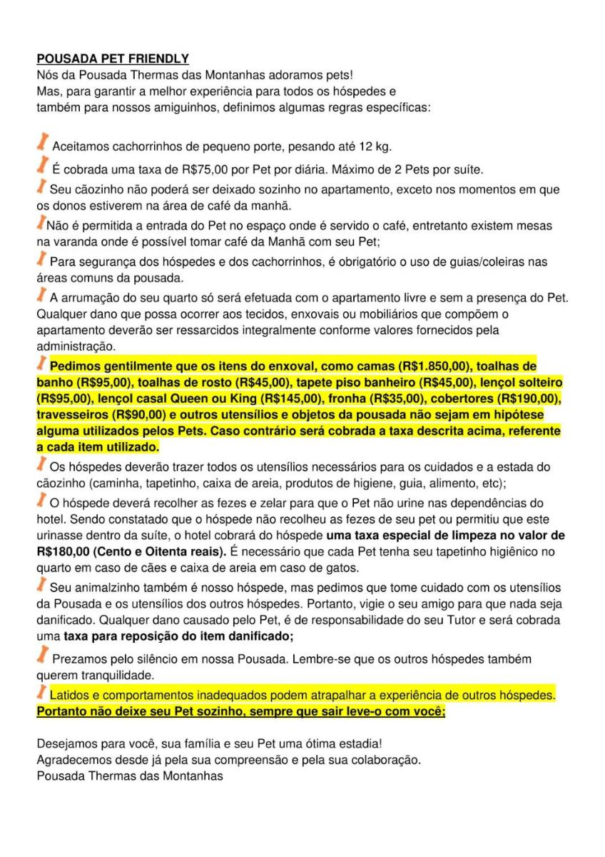 Pousada Thermas das Montanhas - Housity