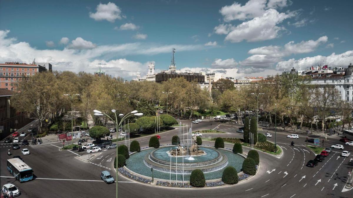 Vista general de Madrid o vista desde el hotel