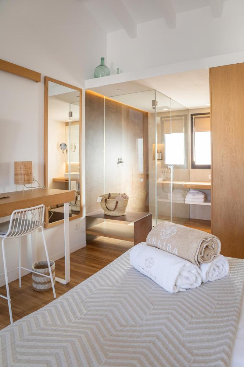 Cama o camas de una habitación en Ynaira hotel & Spa