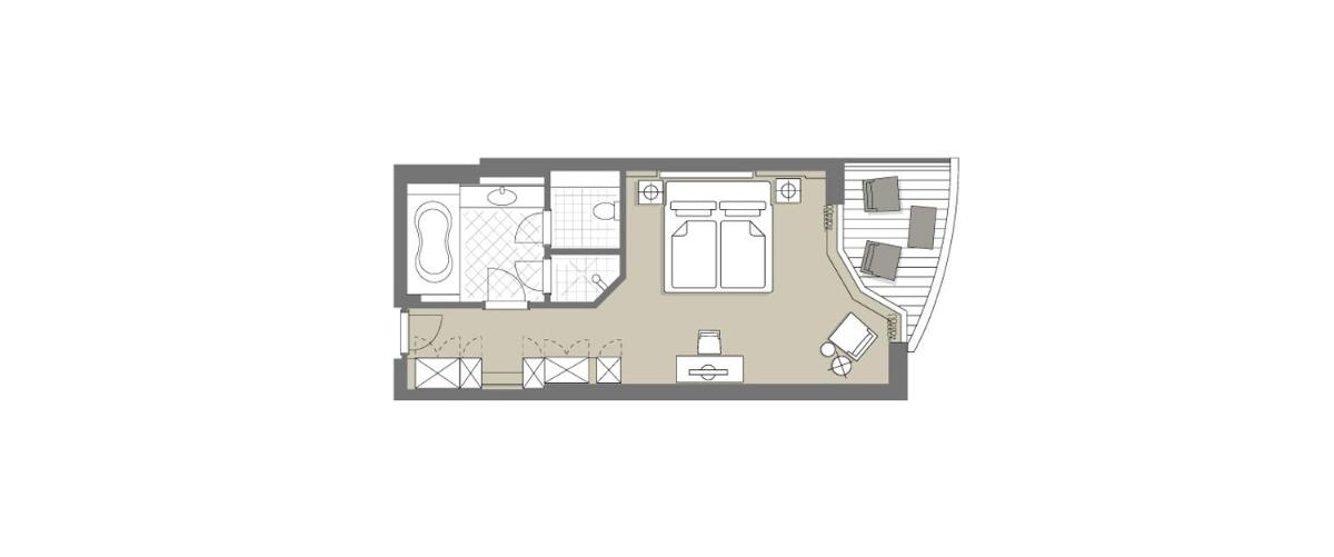 Grundriss der Unterkunft Althoff Seehotel Überfahrt