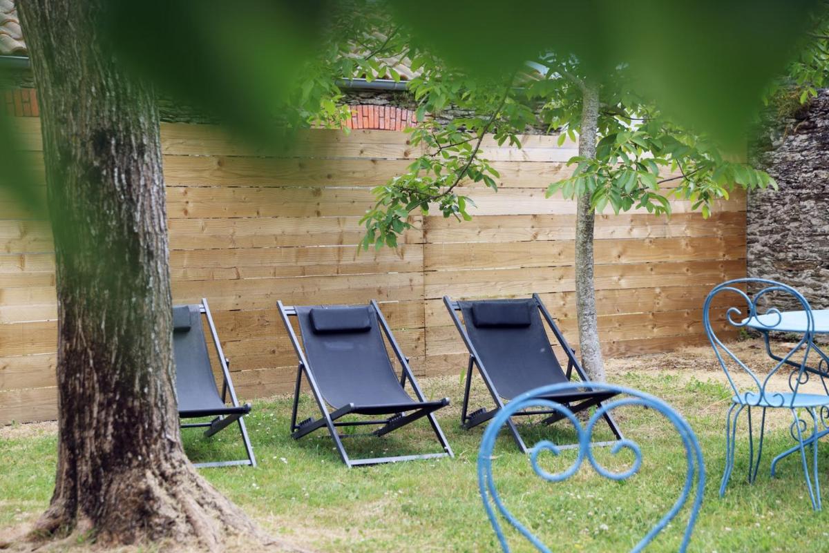 Jardin de l'établissement Eco-Domaine La Fontaine - RESIDENCE-SPA - Plage de la Fontaine aux Bretons