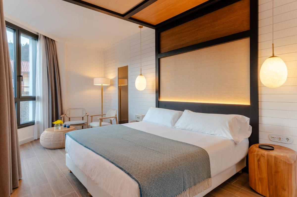 Cama o camas de una habitación en Hiru Uhinak