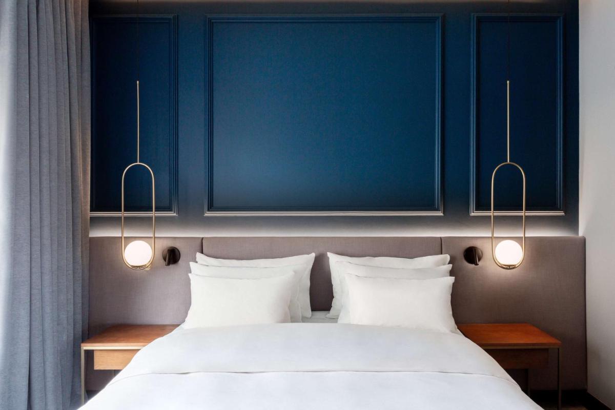 Cama o camas de una habitación en Radisson Collection Bilbao