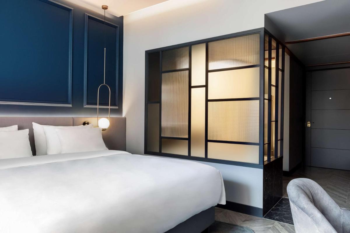 Cama o camas de una habitación en Radisson Collection Bilbao