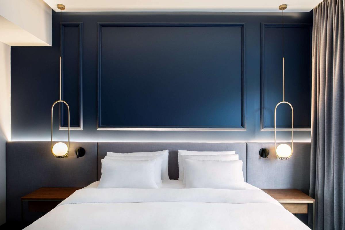 Cama o camas de una habitación en Radisson Collection Bilbao