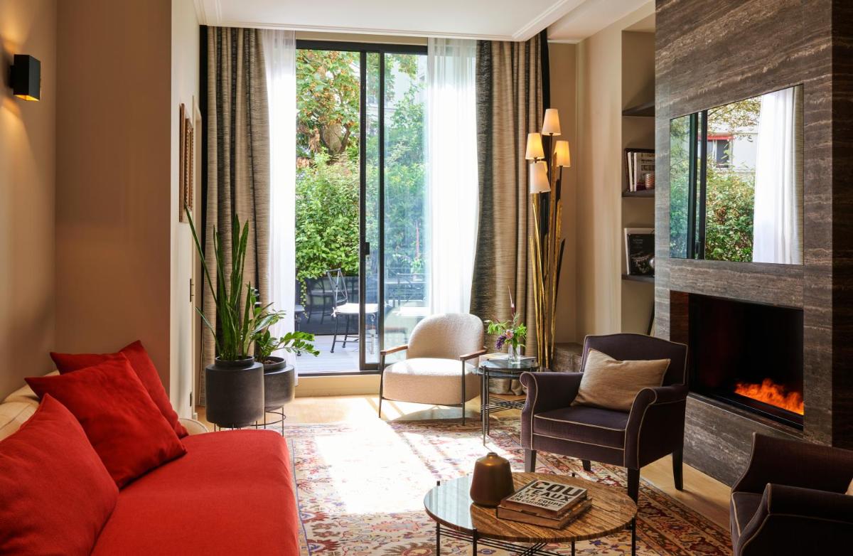 Coin salon dans l'établissement Maison Boissière BARNES Residences