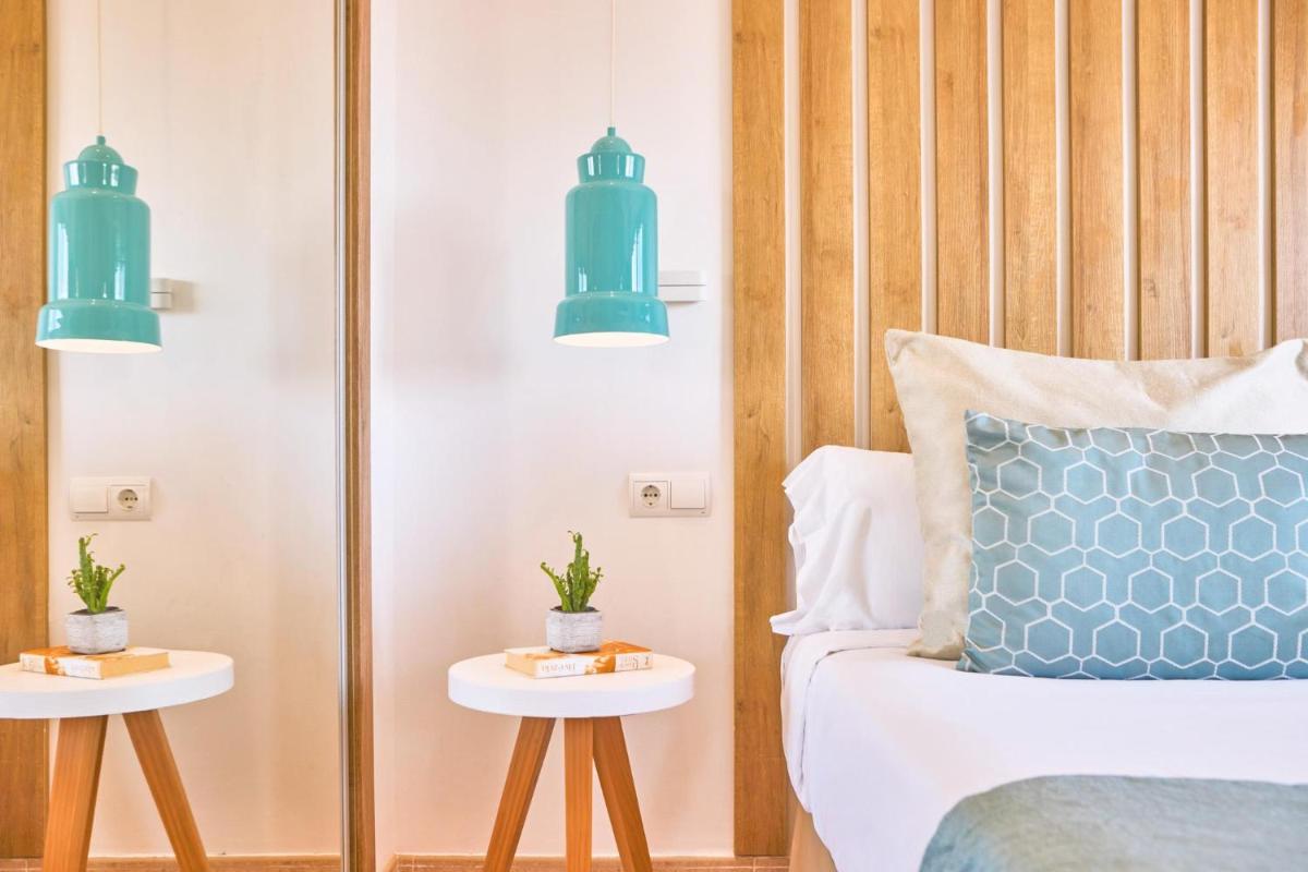 Cama o camas de una habitación en Zafiro Palmanova