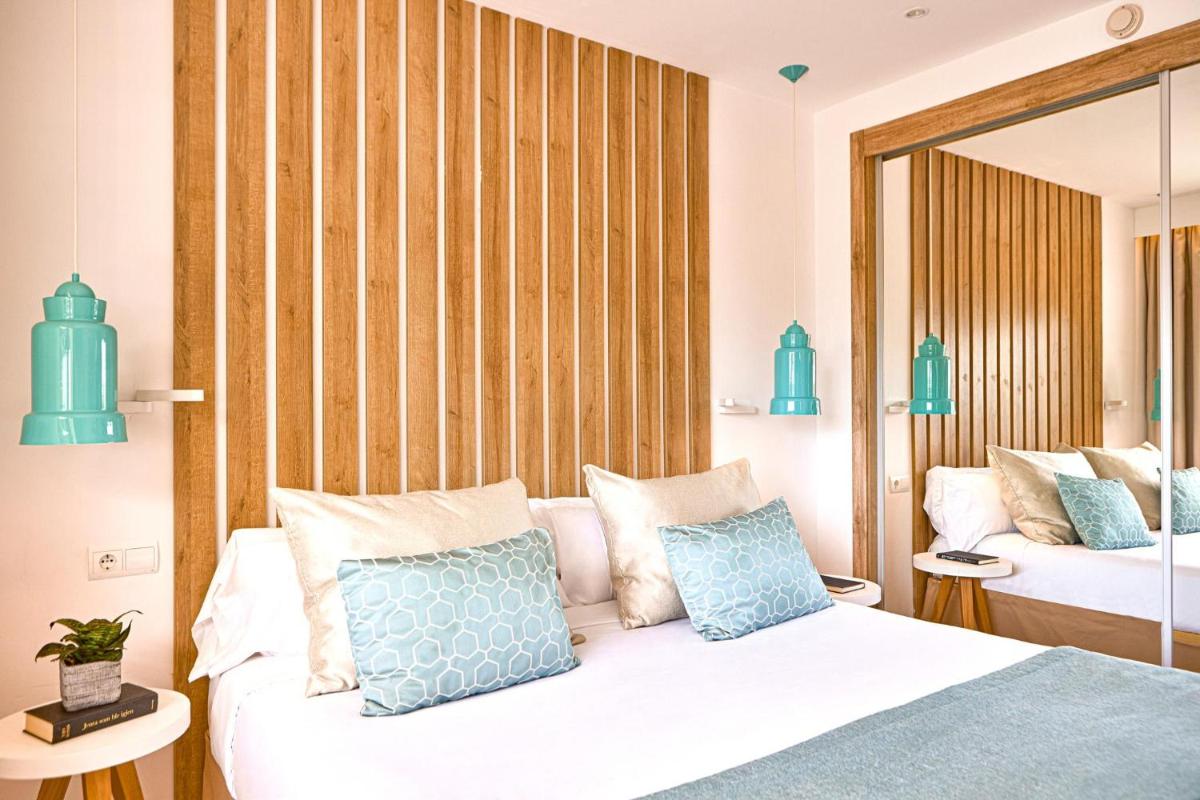 Cama o camas de una habitación en Zafiro Palmanova