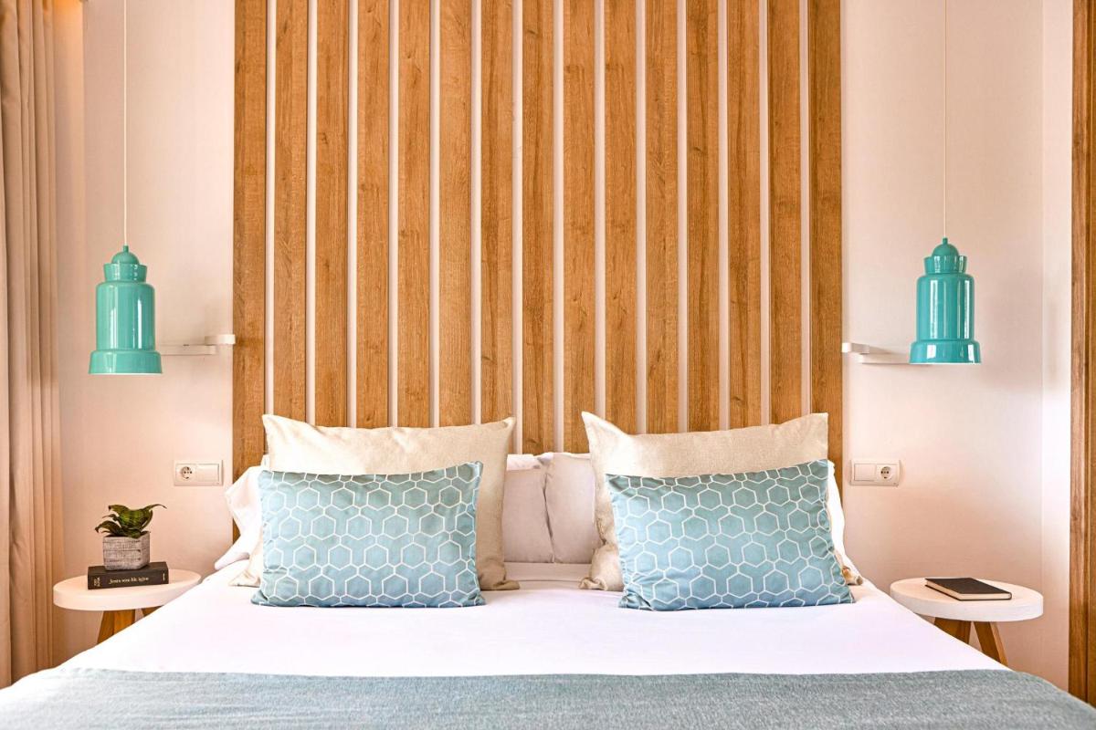 Cama o camas de una habitación en Zafiro Palmanova