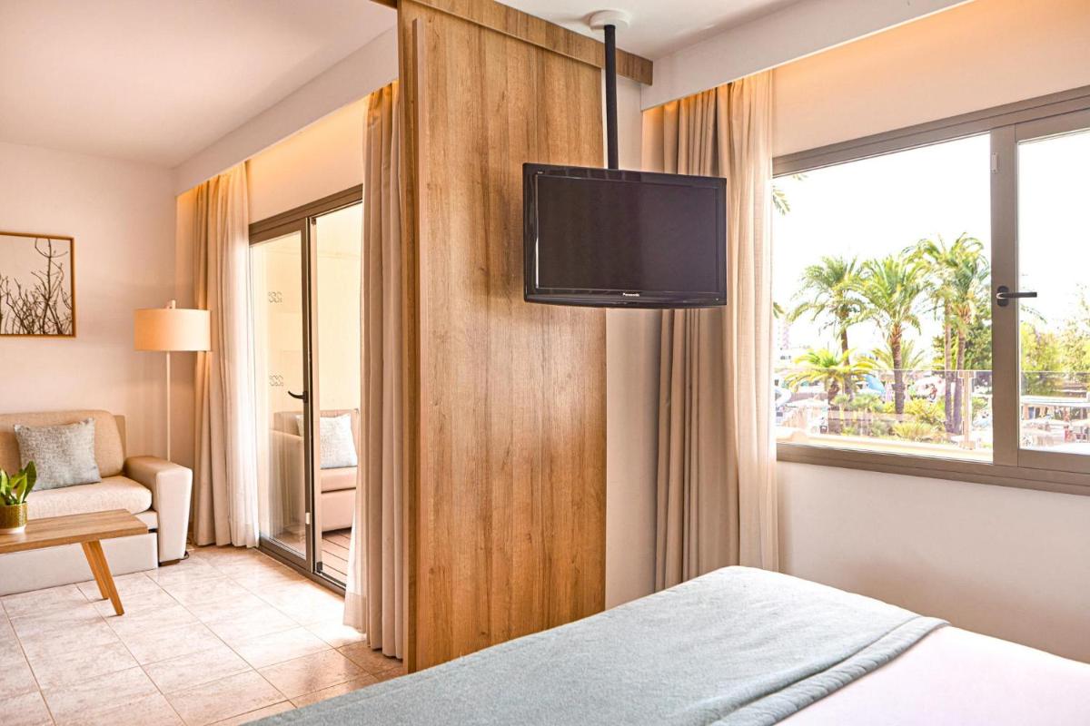 Cama o camas de una habitación en Zafiro Palmanova