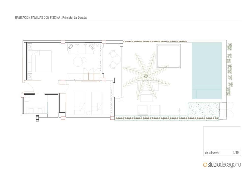 Plano de Prinsotel La Dorada & Spa