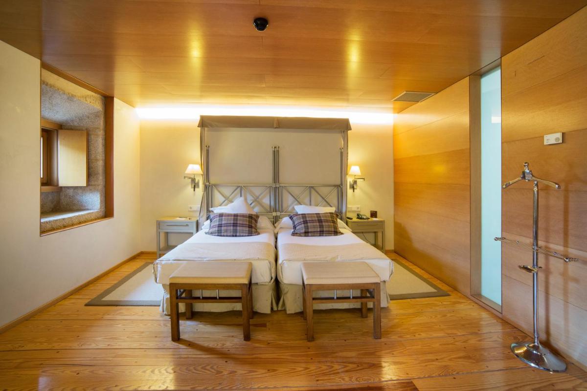 Cama o camas de una habitación en Parador de Santo Estevo