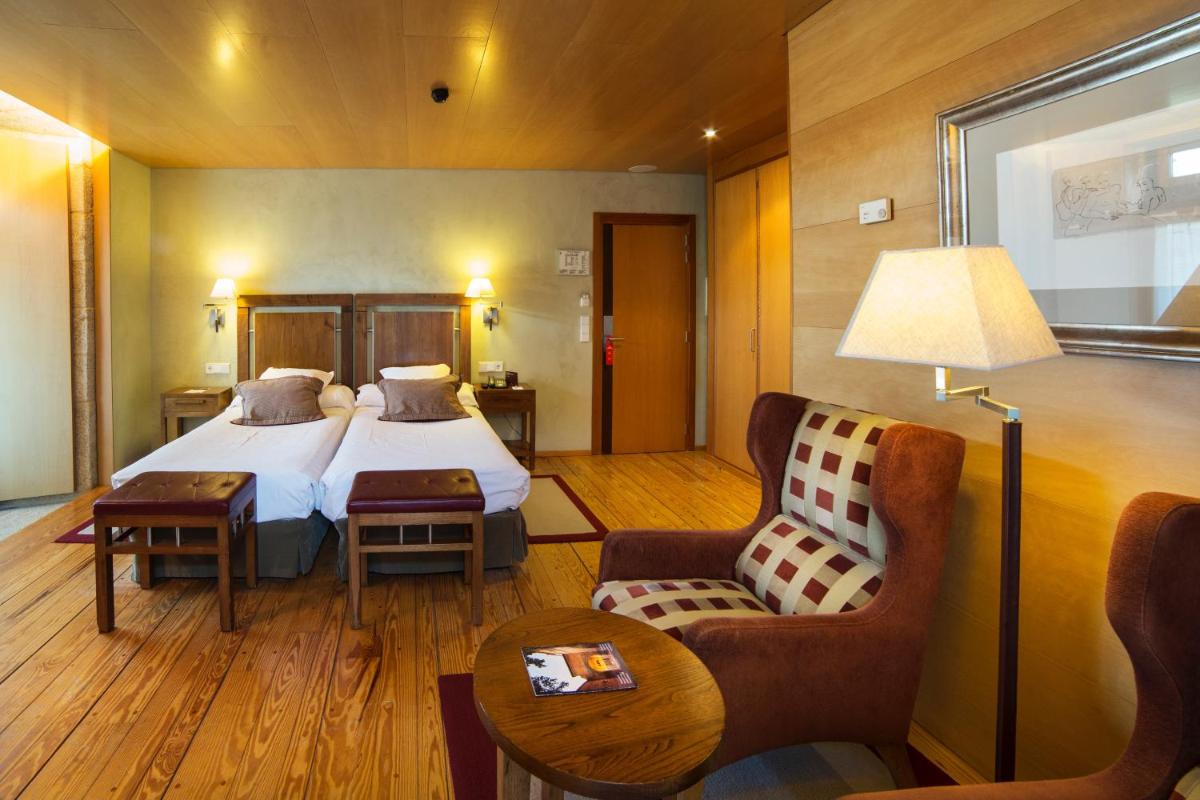 Cama o camas de una habitación en Parador de Santo Estevo