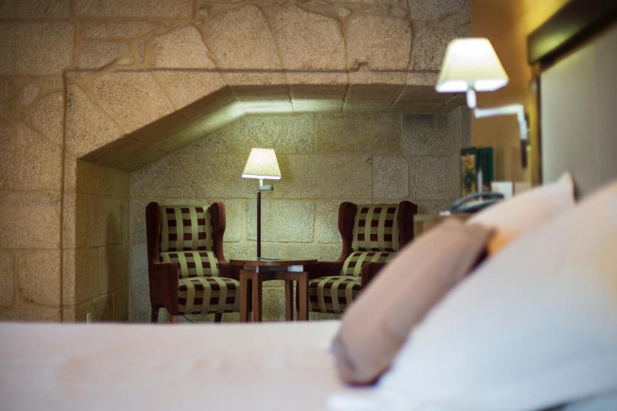 Cama o camas de una habitación en Parador de Santo Estevo