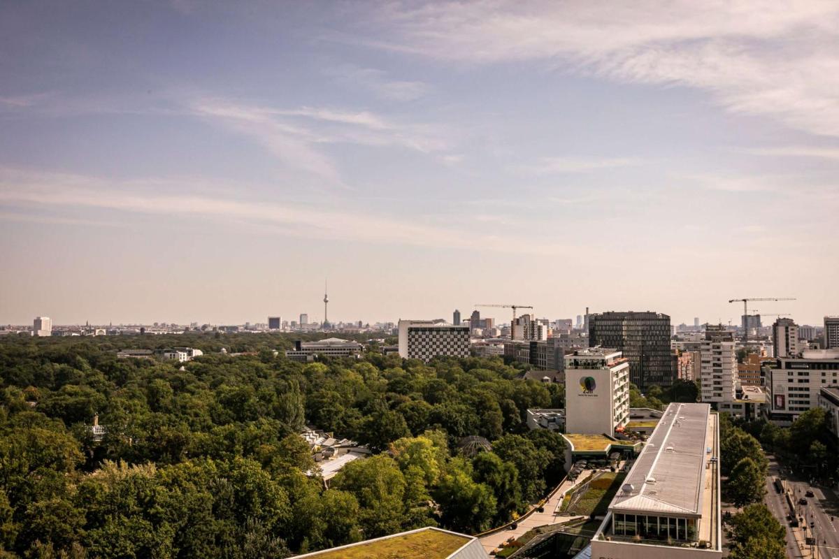 Ein allgemeiner Blick auf Berlin oder ein Stadtblick von des Hotels aus