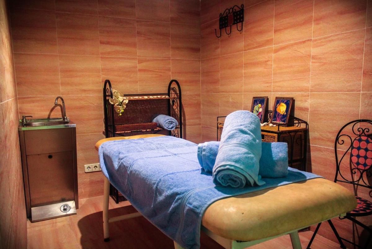 Cama o camas de una habitación en DWO Les Palmeres