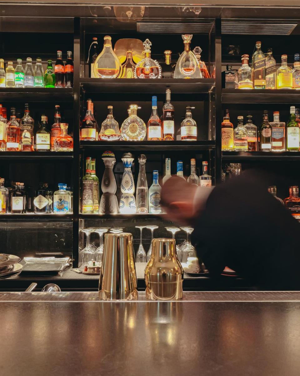 Boissons dans l'établissement Le Burgundy Paris