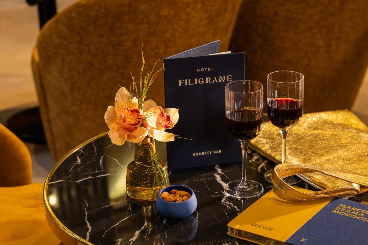 Boissons dans l'établissement Hôtel Filigrane & Spa