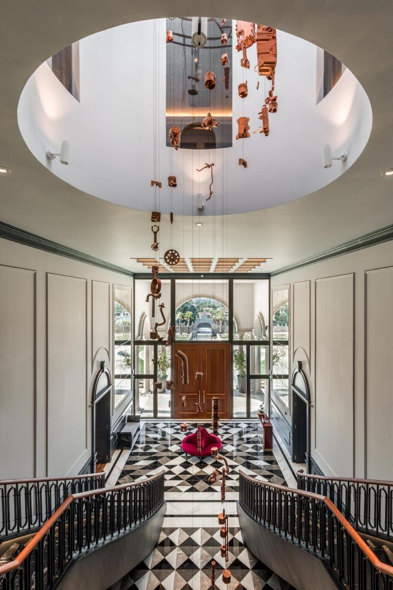 Uma área de estar em Amoure Hotel - The Leading Hotels of the World