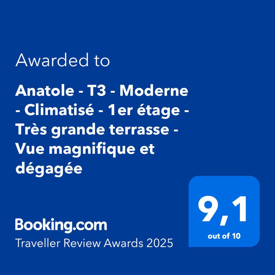 Anatole - T3 - Moderne - Climatisé - 1er étage - Très grande terrasse - Vue magnifique et dégagée - Housity